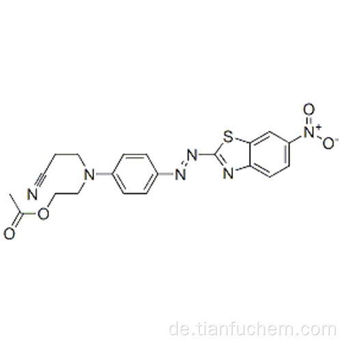 2 - [(2-Cyanoethyl) [4 - [(6-nitrobenzothiazol-2-yl) azo] phenyl] amino] ethylacetat CAS 68133-69-7